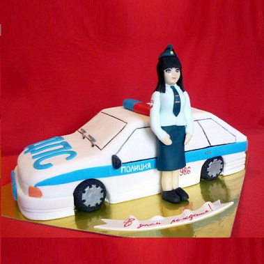 Торт красивый полицейский купить - новосибирск.сладкоежкин.рф